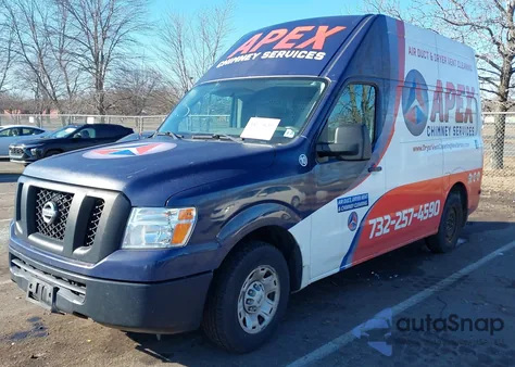 2020 Nissan Nv Cargo Nv2500 Hd Sv High Roof V6 from USA, damaged, VIN 1N6BF0LY0LN810287